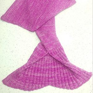 Hot pink Mermaid Blanket